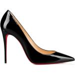 Chaussures Christian Louboutin noires en cuir à bouts pointus Pointure 41 avec un talon de plus de 9cm look fashion pour femme 