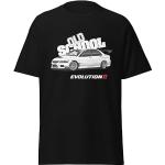 ChriStyle Evo IX T-shirt intégral pour homme, modèle Evo 9 Classic Car Racing Auto Rally Legend, Noir , Large