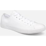 Chaussures Converse Chuck Taylor blanches en cuir Pointure 42,5 pour homme en promo 