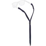 Chums Original Petite monture en coton – Garde-lunettes unisexe pour lunettes de soleil et lunettes – Ajustement réglable, lavable et fabriqué aux États-Unis (taille S, bleu marine)