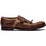 Chaussures à boucles Church's marron à franges à bouts en amande look casual pour homme 