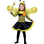 Ciao – Lucine du bosco Costume Fille avec ailes lumineuses, 4 – 6 ans Abeille (Jaune/noir)