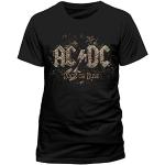 T-shirts geek multicolores AC/DC lavable en machine Taille M look Rock pour homme 