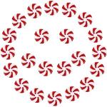 Ciieeo 50Pcs Décorations De Bonbons De Noël Acrylique Ornements De Bonbons Rouges Et Blancs pour La Fête À La Maison De Vacances d'arbre De Noël