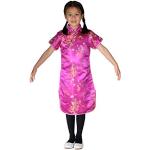 Robes chinoises Cinda rose fushia en satin pour fille de la boutique en ligne Amazon.fr 