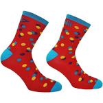 Cinelli Caleido Dots Chaussettes Adulte Unisexe, Rouge, XS-S