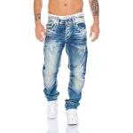 Jeans droits Cipo & Baxx bleus en coton W31 look fashion pour homme 