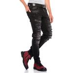 Jeans droits Cipo & Baxx noirs Taille 3 XL W40 look fashion pour homme 