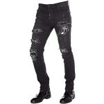 Jeans skinny Cipo & Baxx noirs W40 look fashion pour homme 