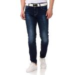 Jeans slim Cipo & Baxx bleues foncé stretch W42 look fashion pour homme 
