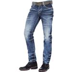 Jeans droits Cipo & Baxx bleus en coton Taille L W29 look fashion pour homme 
