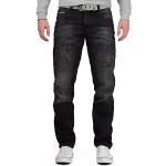 Jeans droits Cipo & Baxx noirs Taille L W33 look fashion pour homme 