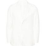 Blazers Circolo 1901 blancs en coton mélangé à manches longues Taille XXL pour homme 