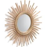 Cisla - Miroir soleil en rotin
