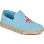 Chaussures casual Citrouille et Compagnie bleues en coton Pointure 34 look casual pour enfant en promo 