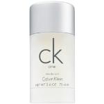 Déodorants Calvin Klein ck one sans alcool en stick pour homme en promo 
