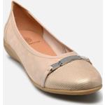 Chaussures casual Karston beiges en cuir Pointure 38 look casual pour femme en promo 