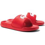 Claquettes de piscine Lacoste rouges Pointure 39,5 look fashion pour homme 