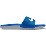 Claquettes de piscine Nike Kawa bleues Pointure 38,5 pour femme en promo 