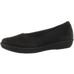 Chaussures casual Clarks noires en nubuck Pointure 40,5 avec un talon jusqu'à 3cm look casual pour femme 