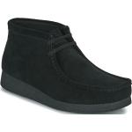 Chaussures Clarks Wallabee noires en cuir Pointure 41 pour homme en promo 