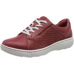 Chaussures oxford Clarks rouge cerise Pointure 39,5 look casual pour femme 