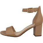Sandales Clarks marron en cuir en cuir Pointure 48 look fashion pour femme en promo 