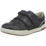 CLARKS Fawn Solo T Basket, Navy Leather, 20.5 EU Large
