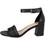 Sandales Clarks noires en cuir en cuir Pointure 35,5 look fashion pour femme 