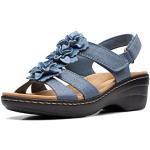 Sandales à talons Clarks bleues Pointure 39 look fashion pour femme 