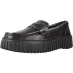 Chaussures casual Clarks noires Pointure 41 avec un talon jusqu'à 3cm look casual pour femme en promo 
