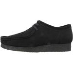 Chaussures oxford Clarks Wallabee noires en velours Pointure 42,5 look casual pour homme en promo 