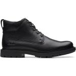 Chaussures montantes Clarks noires en caoutchouc à lacets Pointure 41 look casual pour homme 