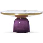 Tables en marbre ClassiCon violettes en verre 