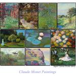 Affiches de paysage en plastique Claude Monet modernes 