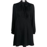 Robes Claudie Pierlot noires à manches longues à manches longues Taille XS pour femme en promo 