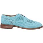 Chaussures Clergerie bleues en cuir en cuir à talons carrés à lacets Pointure 36 pour femme 