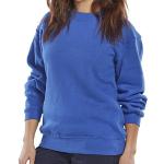 Clic Polycoton Sweat-shirt Bleu royal 4 x L