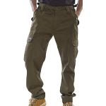 Click Workwear - Pantalon - Homme - Vert - Vert olive - petit