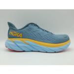 Chaussures de running Hoka Clifton bleues en fil filet légères pour pieds larges Pointure 41,5 avec un talon entre 7 et 9cm look fashion pour femme 