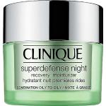 Crèmes de nuit Clinique Superdefense 50 ml pour le visage anti rides hydratantes pour peaux grasses pour femme 