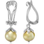 Boucles d'oreilles argentées en argent à perles en argent pour femme en promo 