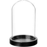 Bougeoirs en verre Atmosphera noirs en verre de 29 cm 
