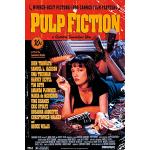 Close Up Pulp Fiction Poster (motif principal) (Uma Thurman sur lit) (dimensions : 61 x 91,5 cm) (sans cadre)