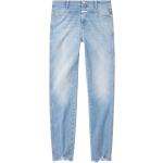 Jeans skinny Closed bleu ciel en coton mélangé à franges stretch W25 L28 pour femme 