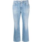 Jeans droits Closed bleues claires à motif animaux stretch W25 L30 pour femme 