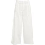 Pantalons large Closed blancs en coton Taille 3 XL pour femme 