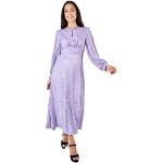 Closet London Puff Sleeves, Tie Back, Double Stitched Pockets, Gathers at Waist, Keyhole Button Front, Cuff Detailing Robe décontractée, Lilac, 10 (Lot de 48) Femme