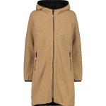 Manteaux en laine CMP marron en fibre synthétique à capuche Taille S pour femme 