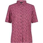 Chemises CMP roses imprimées à manches longues Taille XXS pour femme 